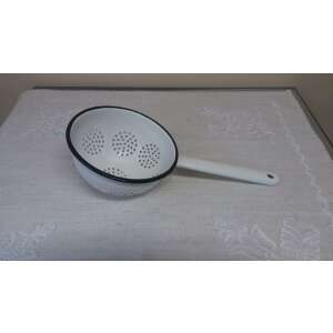 Emaille Tésztaszűrő - 18x38 cm