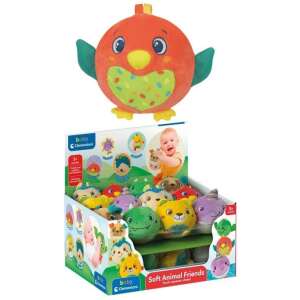 Clementoni Puha labda állatkák csörgővel - Madár 46695041 Fejlesztő játékok babáknak - Madár