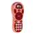 Pink interactive toy remote control with lights and sounds for kids, side view