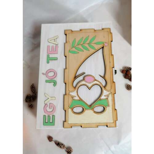 Fehér teafiltertartó manós doboz 46699222