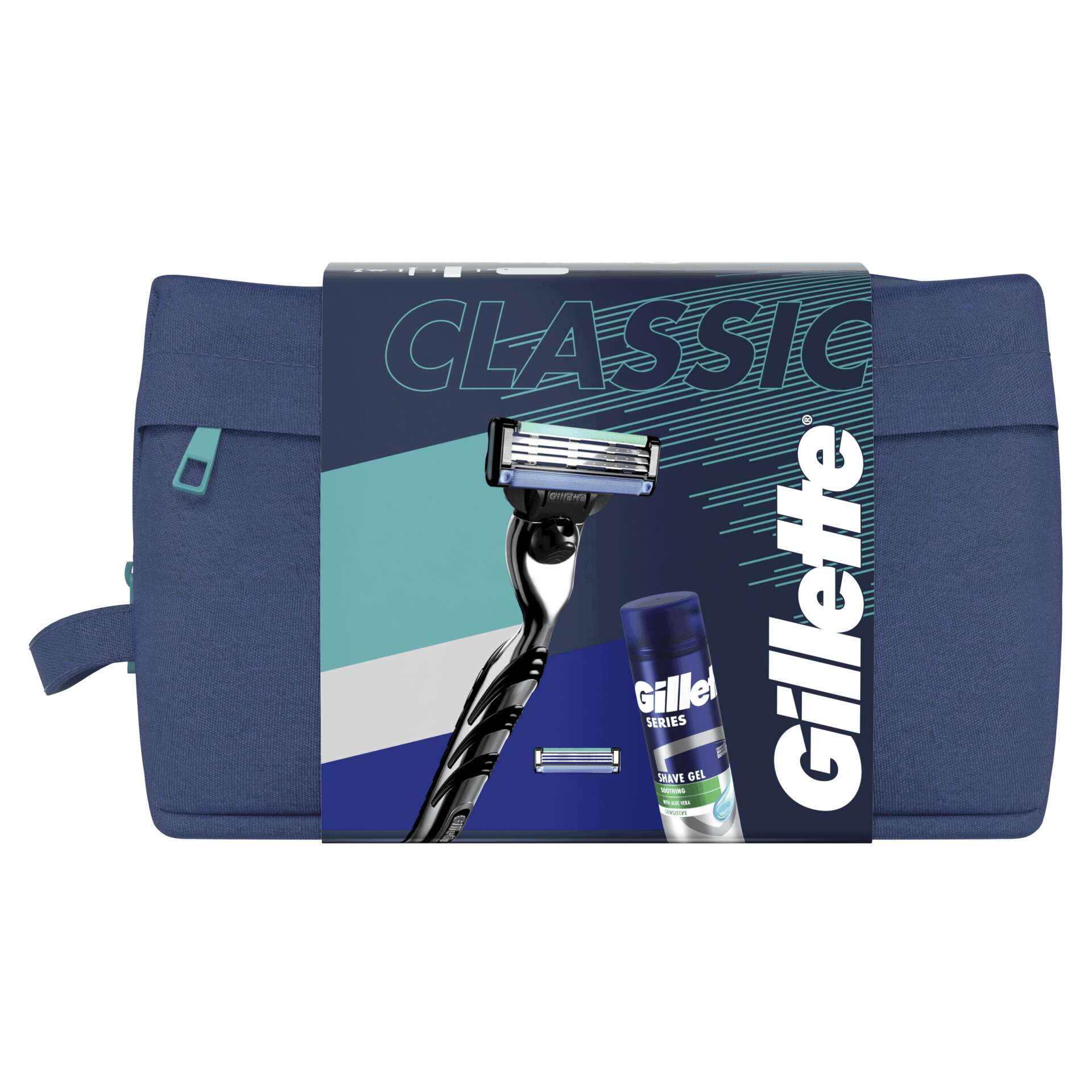 E-shop Gillette Mach3 Darčeková sada v kozmetickej taštičke
