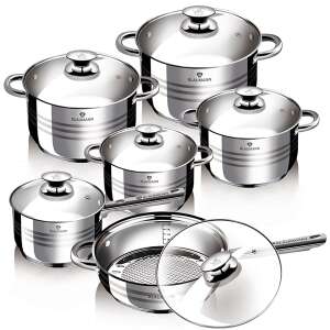 Berlinger Haus Blaumann BL-1031 Gourmet Line Cookware Set, Induction, 12 pieces 104606824 - Crockery