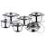 Blaumann stainless steel cookware set, 12 pieces, pots and pans with lids