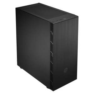Cooler Master MasterBox MB600L V2 Midi Tower Computergehäuse, schwarz, Seitenansicht - Computergehäuse
