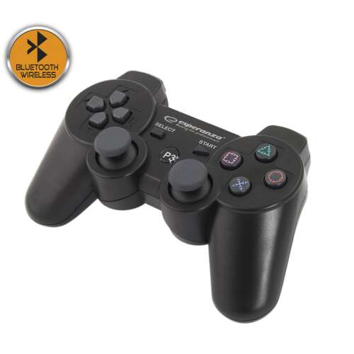 EGG109K Gamepad Bluetooth vezeték nélküli PS3 tengeri fekete Esperanza