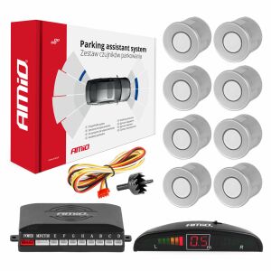 AMiO Tolatóradar - 8 Érzékelő - LED Kijelző 138339895 - Tolatóradar