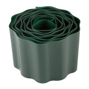Verto 15G510 green plastic garden edging roll - Garden Edging
