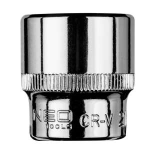 NEO 3/8 palcová 6-hranná hlavica, 21 mm, chróm-vanádiová oceľ - Nástrčkové kľúče