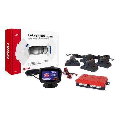 AMiO tolatóradar 4 érzékelővel és LED kijelzővel