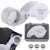 40x beleuchtetete Lupe mit LED-Licht, Schmucklupe, Vergrößerungsglas, Taschenlupe, Silber, 25 mm Linse