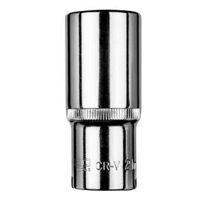 NEO 3/8 cala nasadka długa 21mm - Klucz do wtyczek