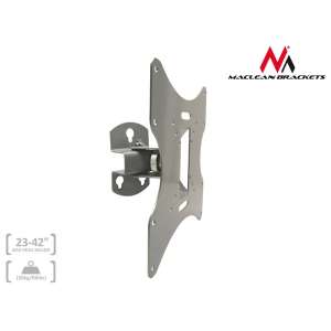 Uchwyt ścienny do telewizora Maclean MC-501A S do telewizorów 23-42 cali, widok pod kątem - Podstawa pod telewizor i uchwyt ścienny