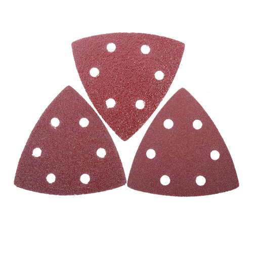 Prolin delta csiszolópapír, 93x93mm, 80-as szemcseméret, 5 db-os csomag