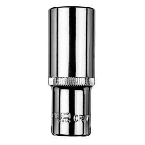 NEO 3/8 Zoll 6kt Tiefbett-Steckschlüssel, 17 mm, Chrom-Vanadium-Stahl - Neo