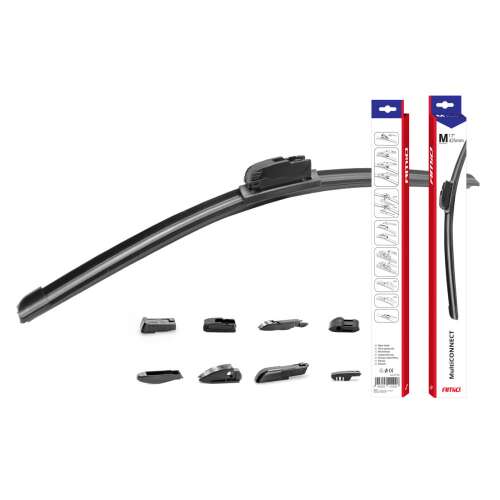 GRAPHITE MultiConnect 24 hüvelyk (600mm) lapos ablaktörlő lap 8 adapterrel - AMiO