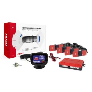 AMiO Tolatóradar - 4 Érzékelő - Grafikus LED - 16,5mm 138340201 - Tolatóradar