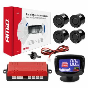 AMiO Tolatóradar - 4 Érzékelő - Grafikus LED Kijelző 138339865 - Tolatóradar