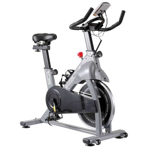 SmileSPORT Dynamic 800 PRO Bicicleta de spinning 13 kg volant, monitorizare a ritmului cardiac și a caloriilor #grey 46746879