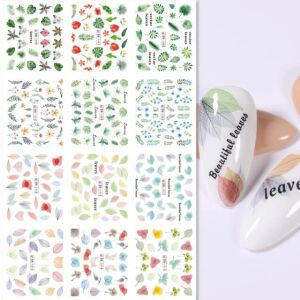 Körömmatrica - Levél Minták - 180 db 3D Matrica 133312192 - Körömmatrica