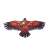 Red and black eagle kite, 160 cm, for kids and adults