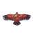 Red and black eagle kite, 160 cm, for kids and adults