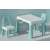 LittleONE by Pepita Dodo Tisch + 2Stücke Stühle #blau-weiß 46754721}