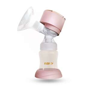 Neno Perfetto electric breast pump, pink, with bottle and funnel - Neno
