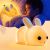 Neno Titto bunny night light in use, child sleeping