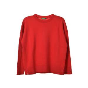 Benetton piros, kötött lány pulóver – 120 cm 46759637 Gyerek pulóver, kardigán