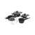 Carl Schmidt Sohn Koch Systeme Marburg+ 7 piece cookware set with non-stick marble coating
