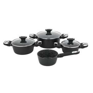 Set de vase de gătit Carl Schmidt Sohn Koch Systeme Marburg+ 7 piese cu acoperire antiaderentă din marmură - Veselă