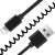 Kabel Gembird Gembird Spiralkabel USB-Stecker - Apple Lightning-Stecker 1,5 m Schwarz 112927728
