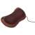 Pepita Shiatsu Neck Massager Pillow with Infrared Heating and Vibration, brown, showing the side of the product with the power cord
