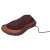 Pepita Shiatsu Neck Massager Pillow with Infrared Heating and Vibration, brown, showing the side of the product with the power cord