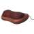 Pepita Shiatsu Neck Massager Pillow with Infrared Heating and Vibration, brown, showing the side of the product with the power cord