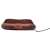 Pepita Shiatsu Neck Massager Pillow with Infrared Heating and Vibration, brown, showing the side of the product