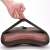 Pepita Shiatsu Neck Massager Pillow with Infrared Heating and Vibration, brown, showing a hand holding the strap of the product
