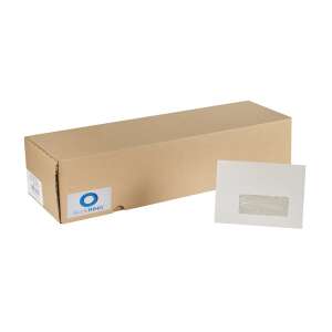 Plic lc6 autoadeziv reciclat cu fereastră dreapta (35x90mm) bluering® 69267140 - Plicuri