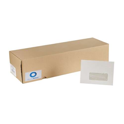 Umschlag lc6 selbstklebend recycelt rechts Fenster (35x90mm) bluering®