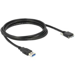 DeLOCK 2m USB 3.0 USB kábel USB 3.2 Gen 1 (3.1 Gen 1) USB A Micro-USB B Fekete 58117937 