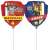 Mancs Őrjárat Chase és Marshall fólia lufi, 23cm, piros és kék