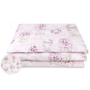 Baby Shop ágynemű huzat 90*120 cm - Rózsaszín virágos nyuszi 46781376 Ágynemű - baba - Nyuszi