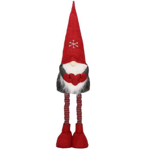 Vianočný škriatok 50-70 cm, vianočná ozdoba na teleskopických nohách