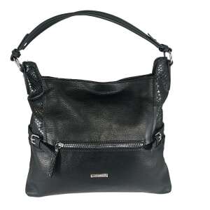Silvia Rosa Fekete Női Válltáska - 35x10,5x30 cm