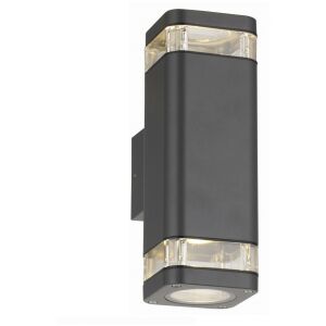 Avide Burgos outdoor wall light, black, IP54 rated - Outdoor Wall Light