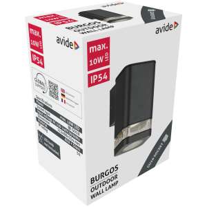 Aplica de perete exterior Avide Burgos 1xGU10 IP54 46783740 - Lămpi de perete pentru exterior