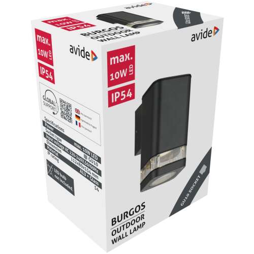 Kinkiet zewnętrzny Avide Burgos 1xGU10 IP54 46783740