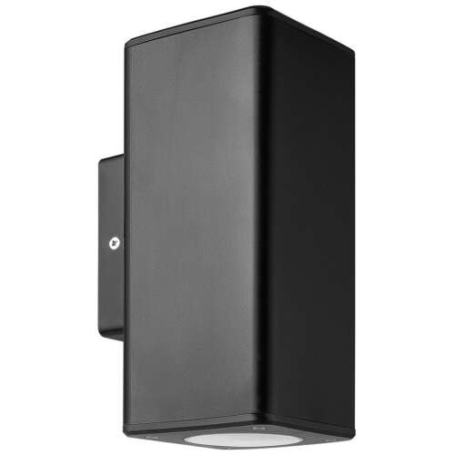 Avide Valencia GU10 lampa ścienna, czarna, IP65, 2xGU10, oświetlenie zewnętrzne