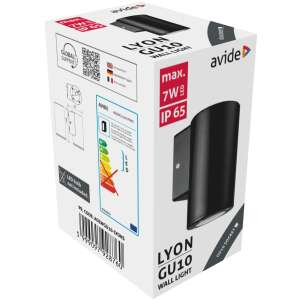 Avide kültéri fali lámpa Lyon 1xGU10 IP65 46783789 - Външна стенна лампа