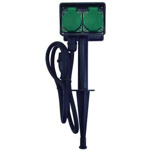 Entac 2-aljzatos kültéri elosztó földbe szúrható cövekkel, IP44 - Entac